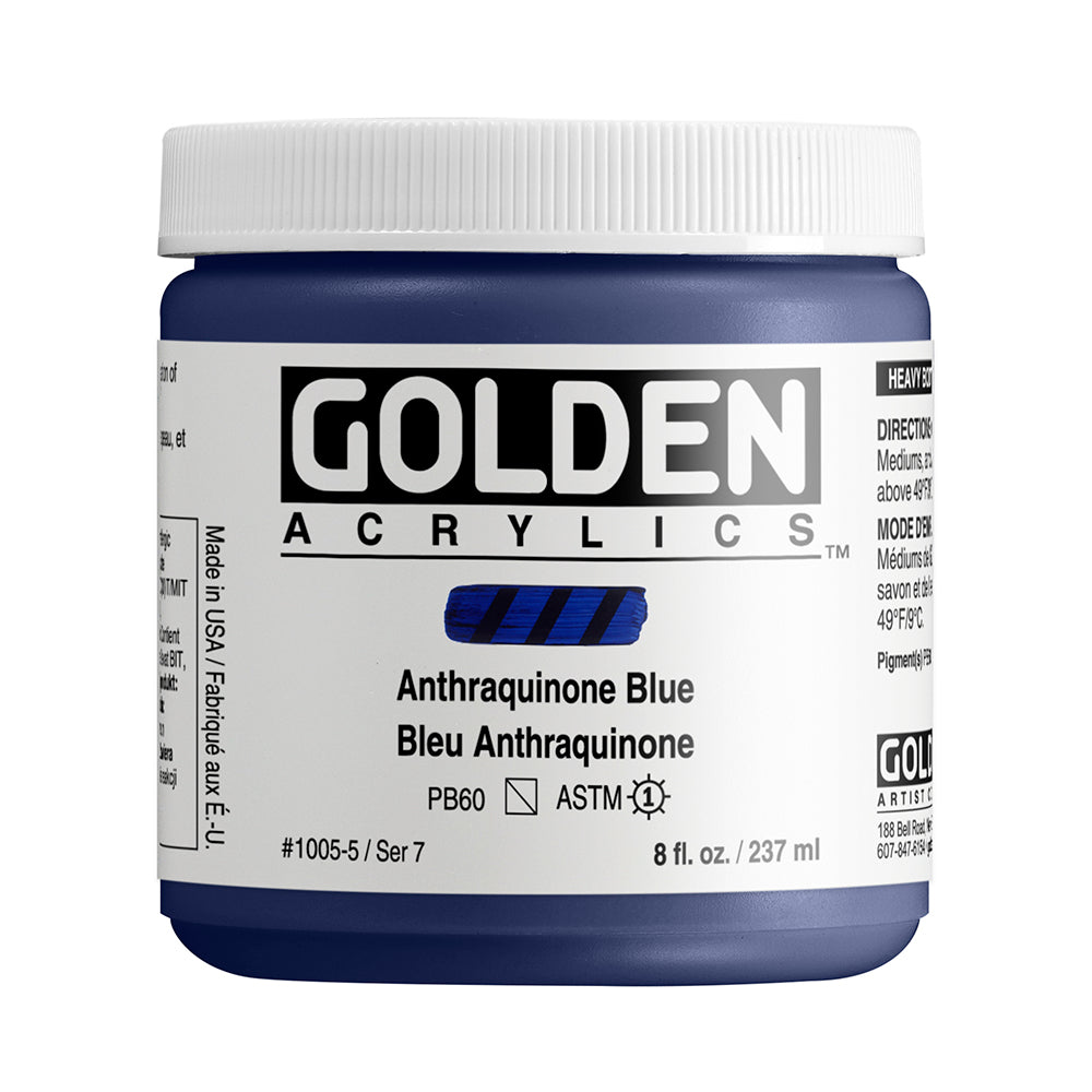 HEAVY BODY ACRYLIC ANTHRAQUINONE BLUE