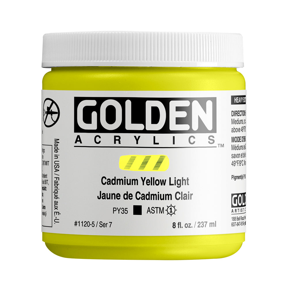 HEAVY BODY ACRYLIC 3CP CADMIUM YELLOW LIGHT