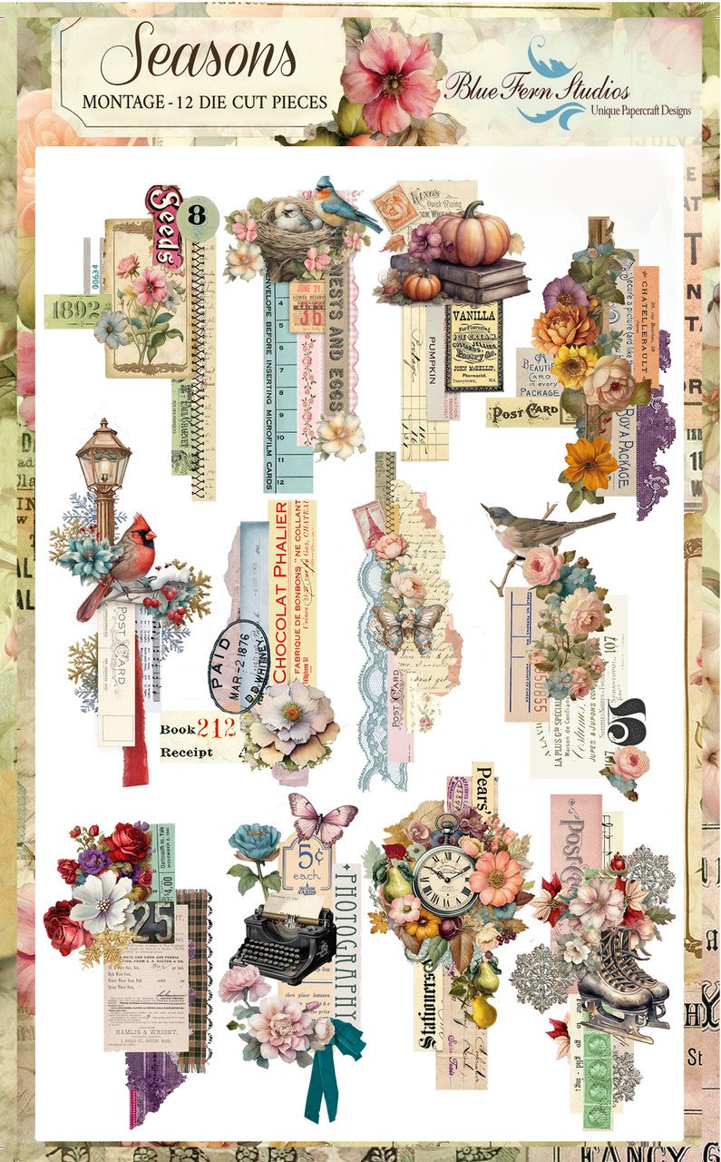 Blue Fern Studios Seasons Montage Ephemera