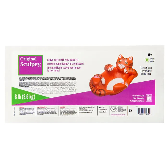 Sculpey Original Terra Cotta 8 LB