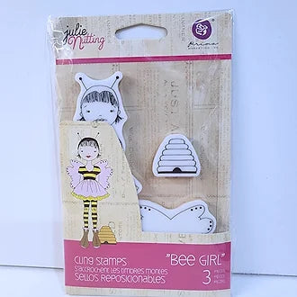 Julie Nutting Cling Stamps Bee Girl