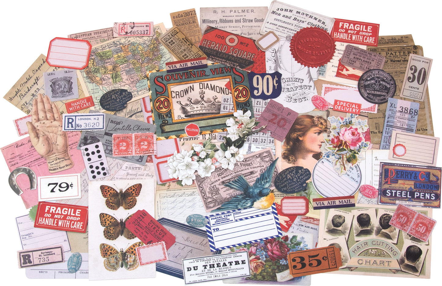 Tim Holtz Ephemera Pack Keepsakes
