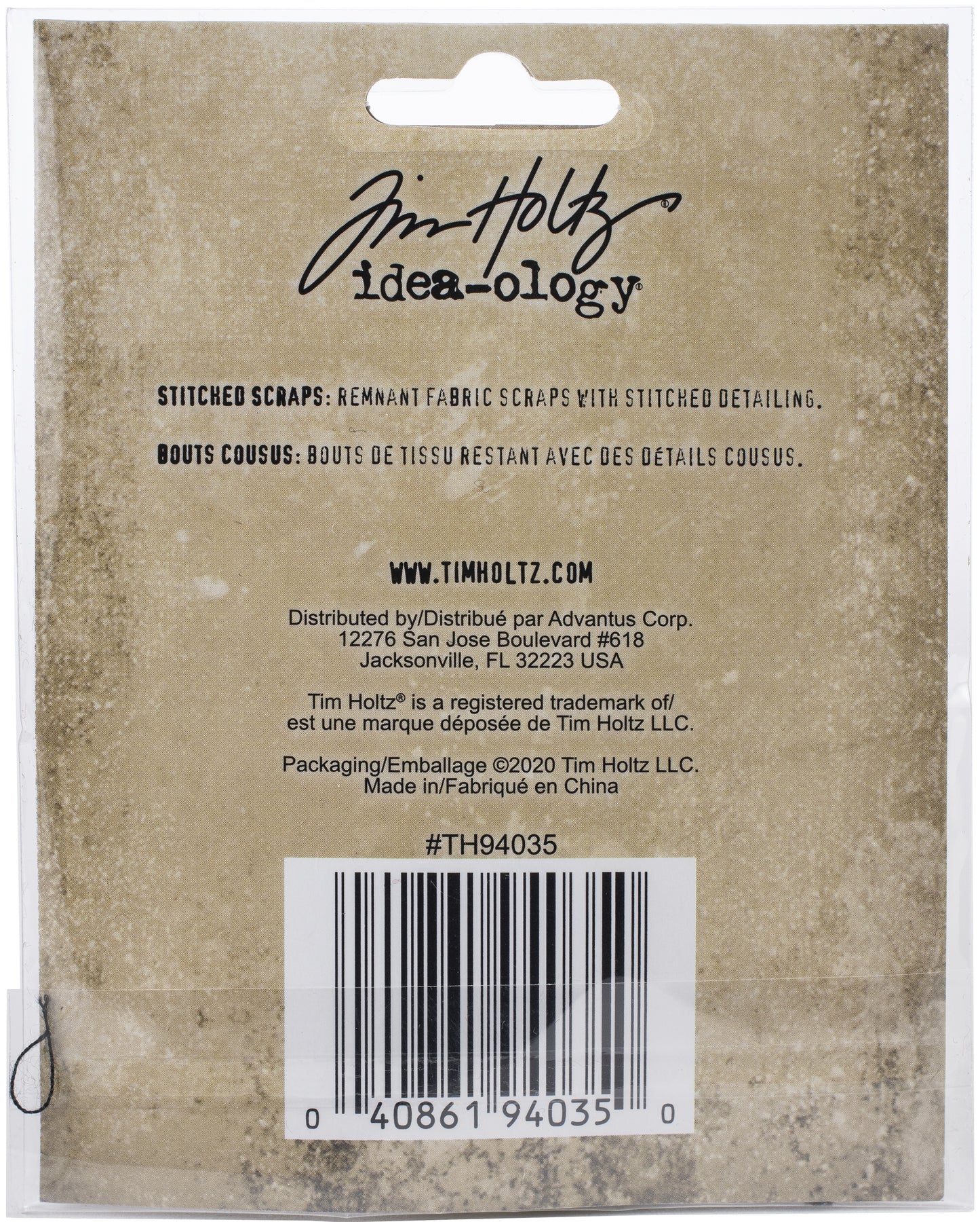 Tim Holtz Idea-Ology Stitched Scraps