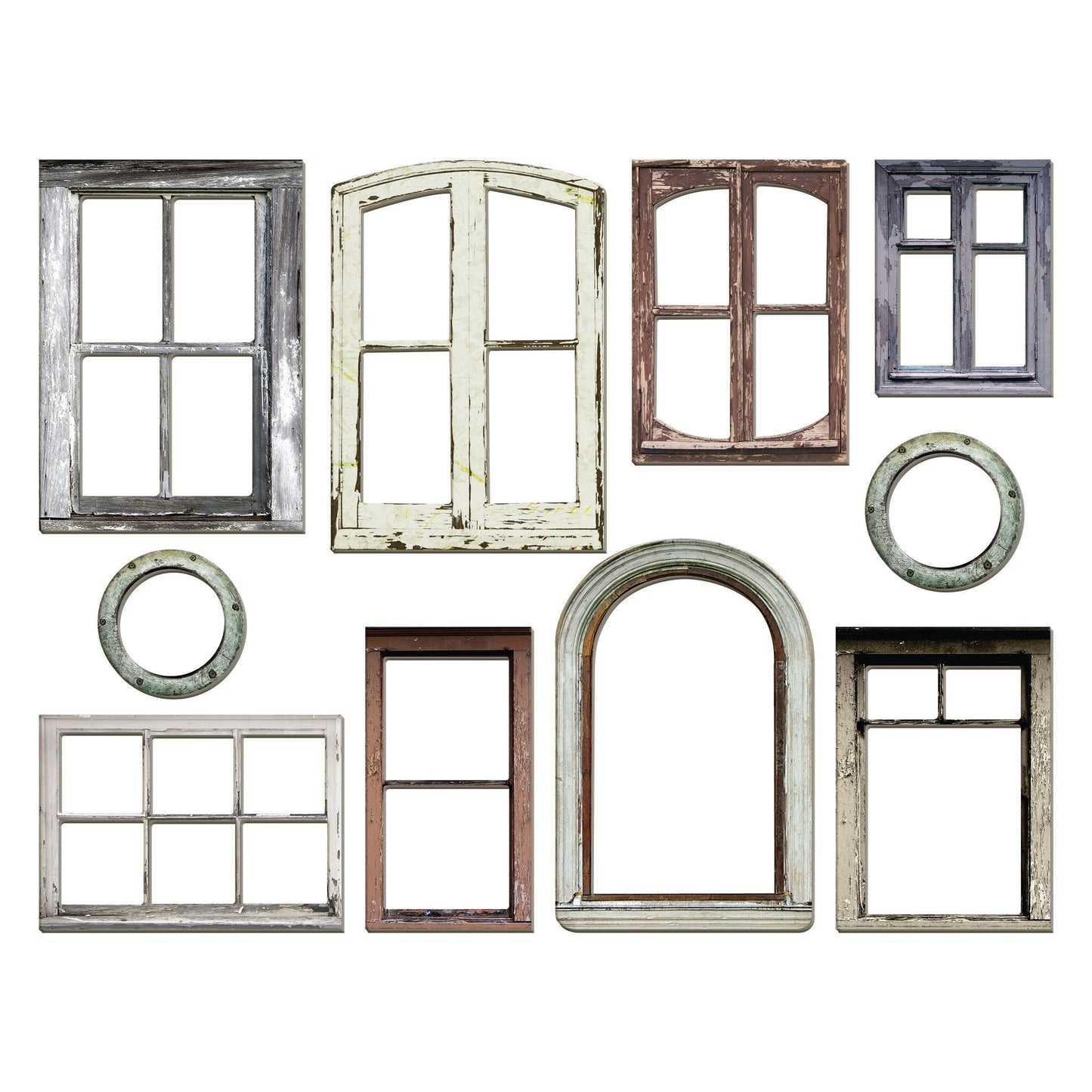 Tim Holtz Baseboard Frames Window 10/Pkg
