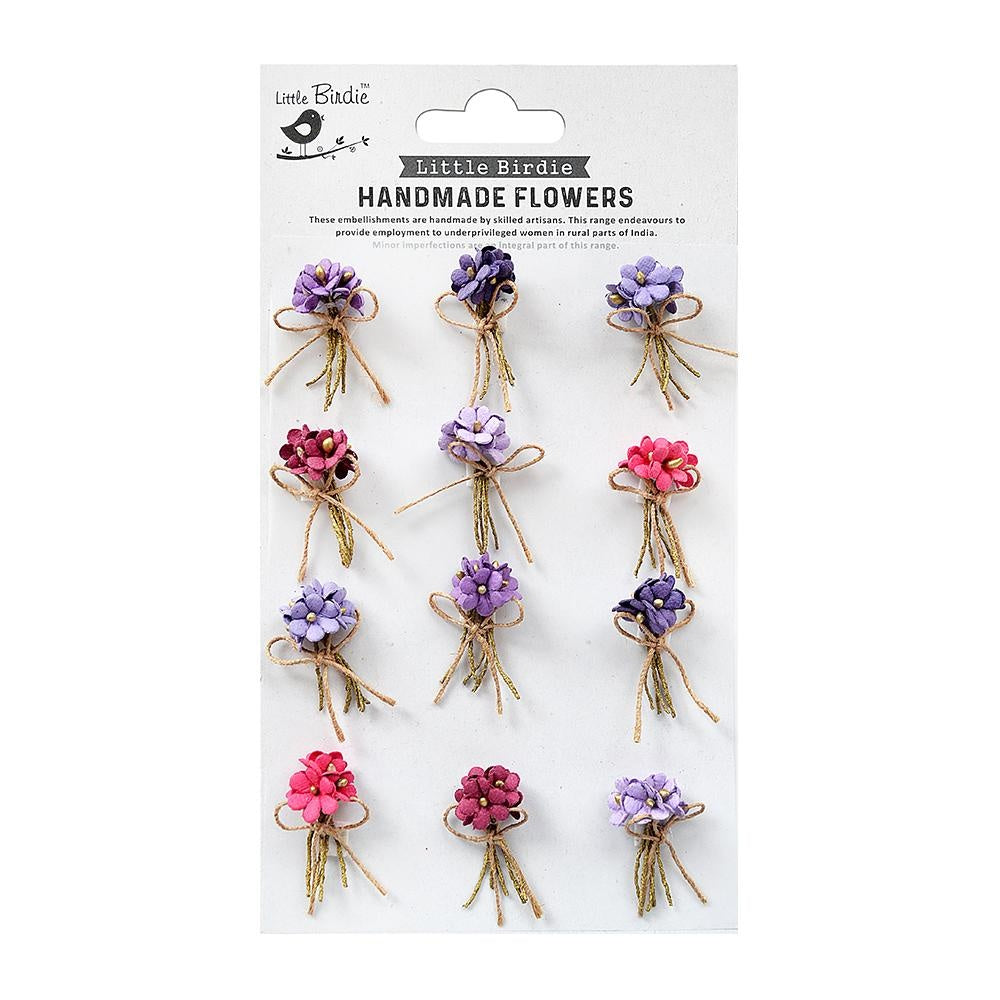 Little Birdie Handmade Paper Flowers Bouquet Birds and Berries