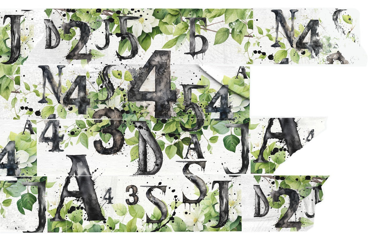 AALL & Create Layer-It-Up Washi Tape Leafy Alphas