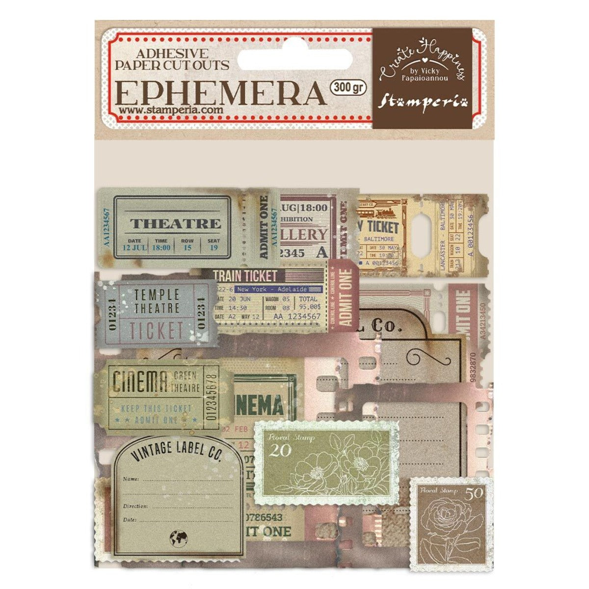 Stamperia Ephemera Create Happiness