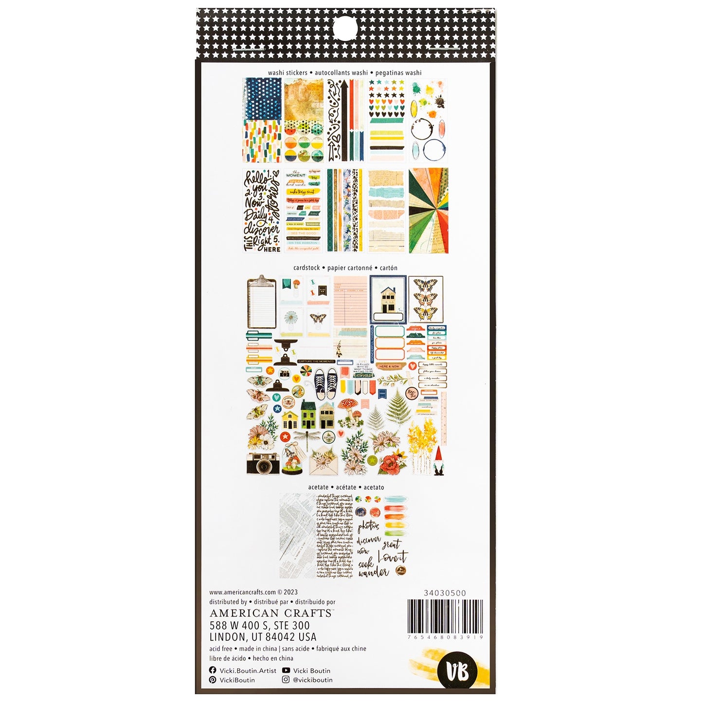 Vicki Boutin Mixed Media Ephemera Cardstock Die-Cuts Nature