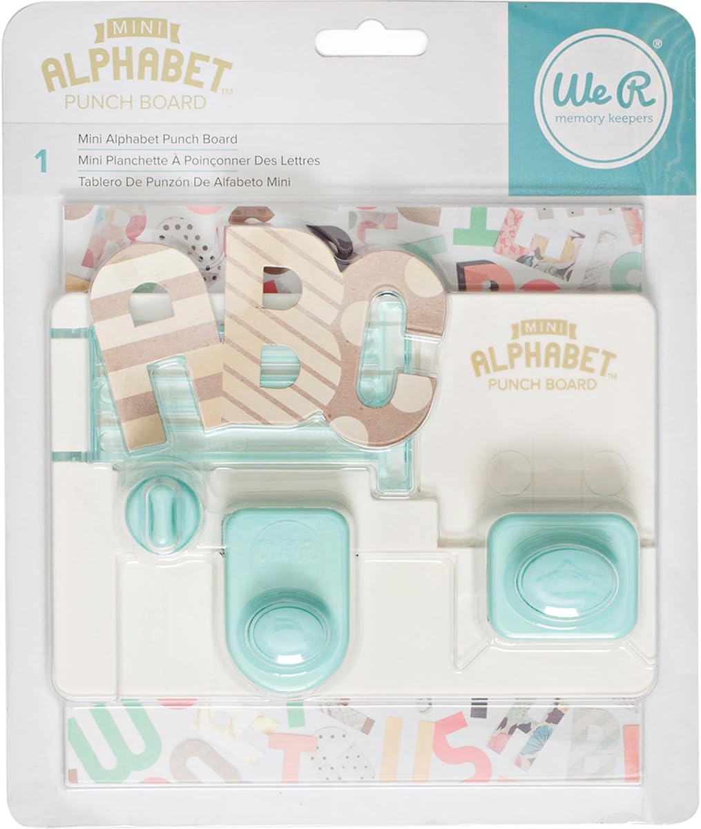 We R Memory Keepers Mini Alphabet Punch Board