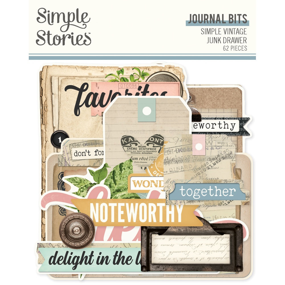 Simple Stories Journal Bits & Pieces Die Cuts 62/Pkg
