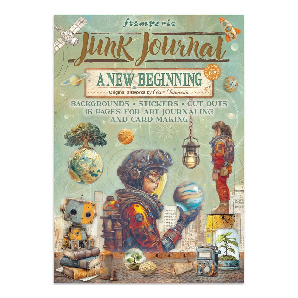 Stamperia Junk Journal and Rub On Bundle A New Beginning