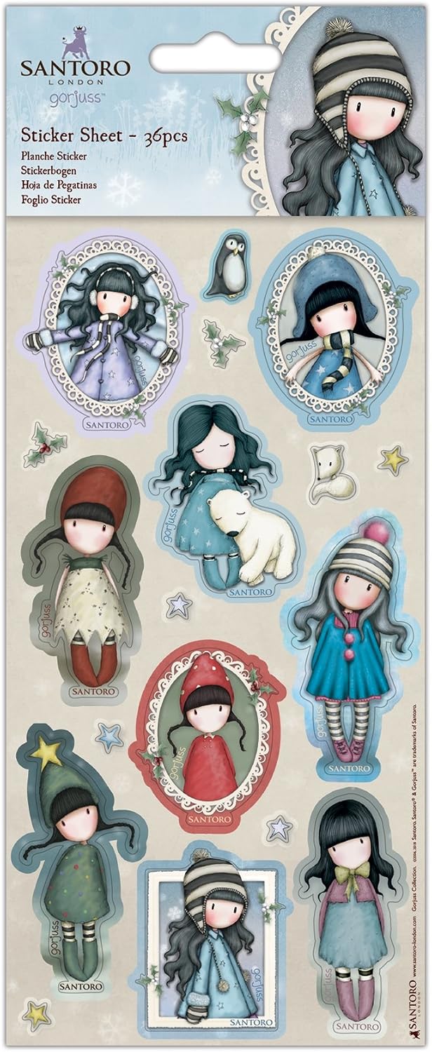 Santoro Sticker Sheet 36pc