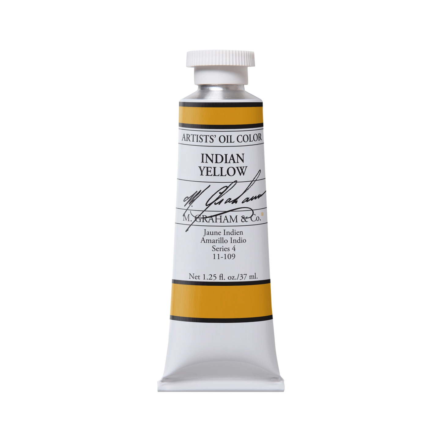 M GRAHAM INDIAN YELLOW 37ML OIL COLOR