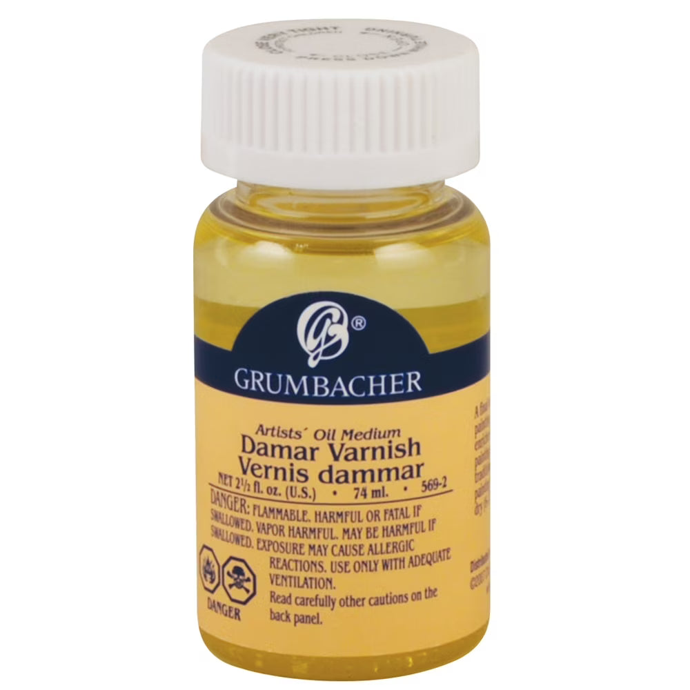 Grumbacher Damar Varnish 2 1/2 fl oz