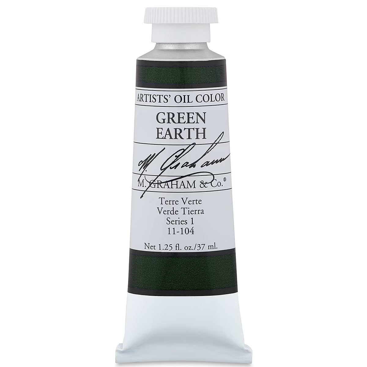M Graham Artists Oil Color Green Earth 37 ml