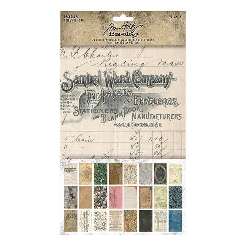 Tim Holtz Backdrops Volume #1