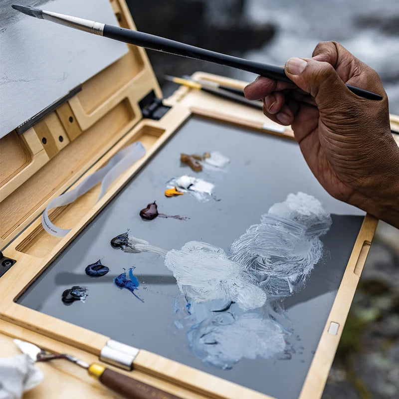 New Wave u.go Plein Air Anywhere Grey Acrylic Palette