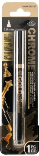 Royal & Langnickel Acrylic Chrome Marker Gold 2.0mm