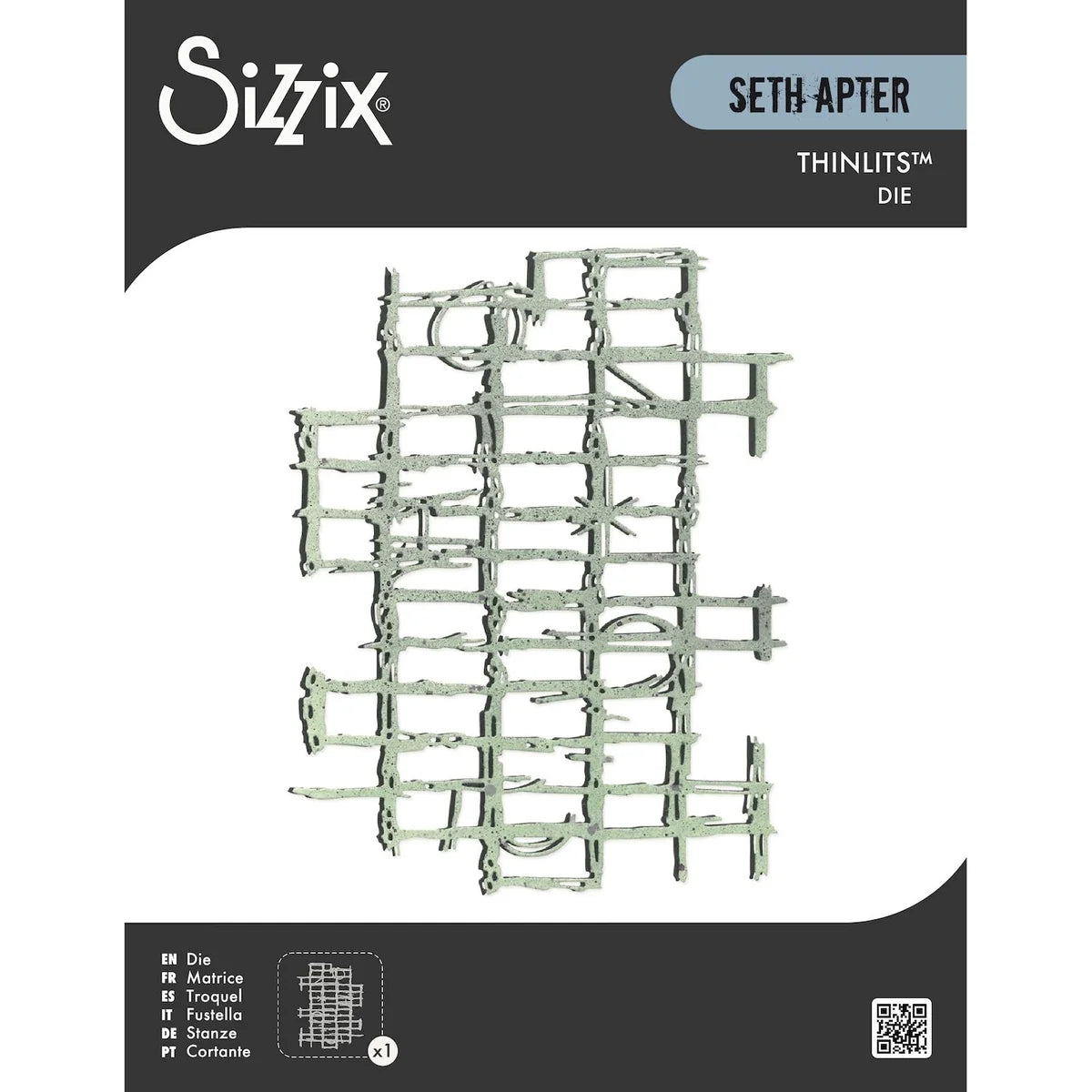 Sizzix Thinlits Die 1 pc Gridiron