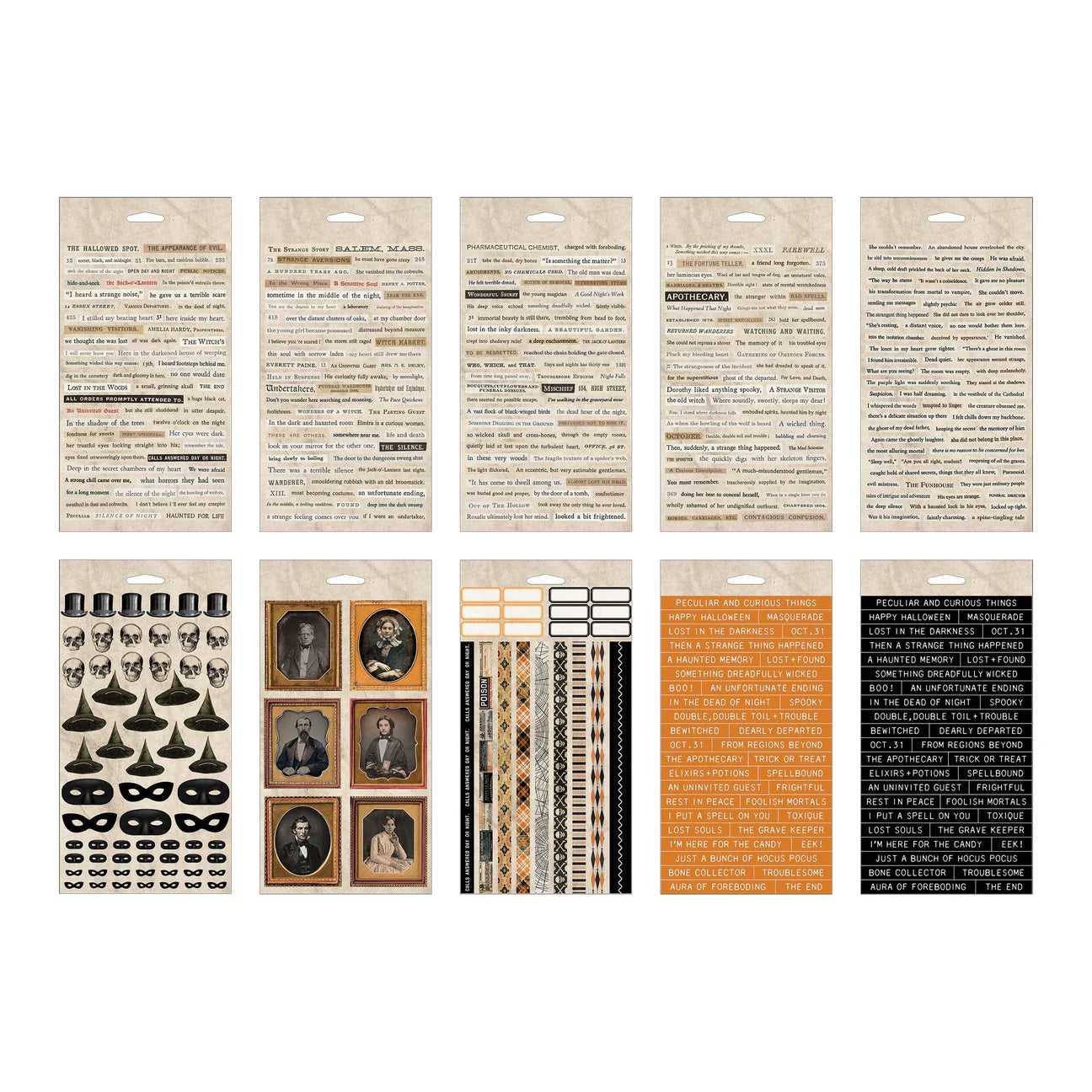 Tim Holtz Sticker Book Halloween