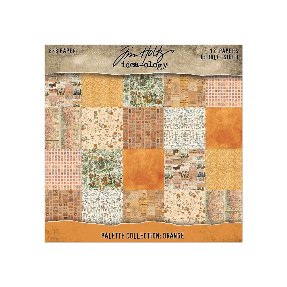 Tim Holtz Palette Collection Orange 8 x 8