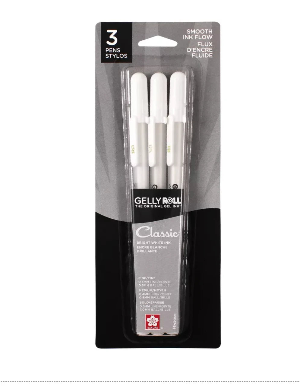 Gelly Roll Classic White 3 pack