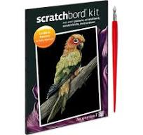 Scratchboard Kit Lorikeet Pattern