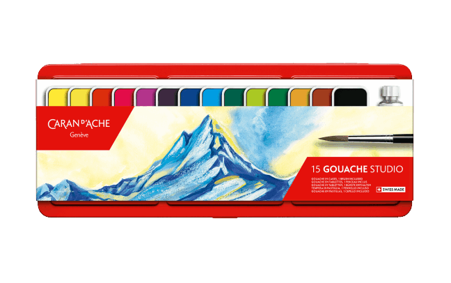 Carand'ache 15 Gouache Studio