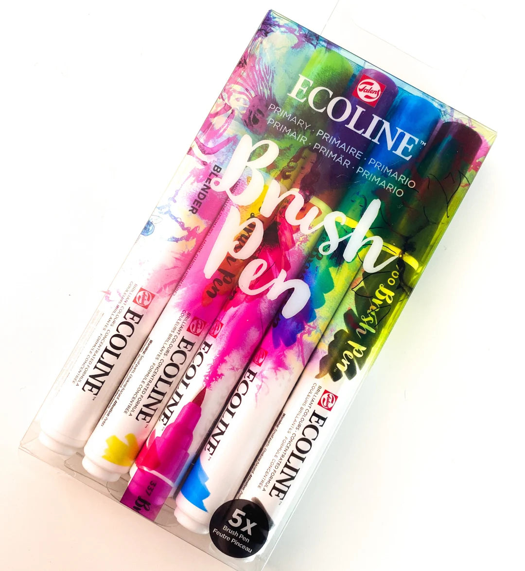 Ecoline Brush Pen Primary 5pk