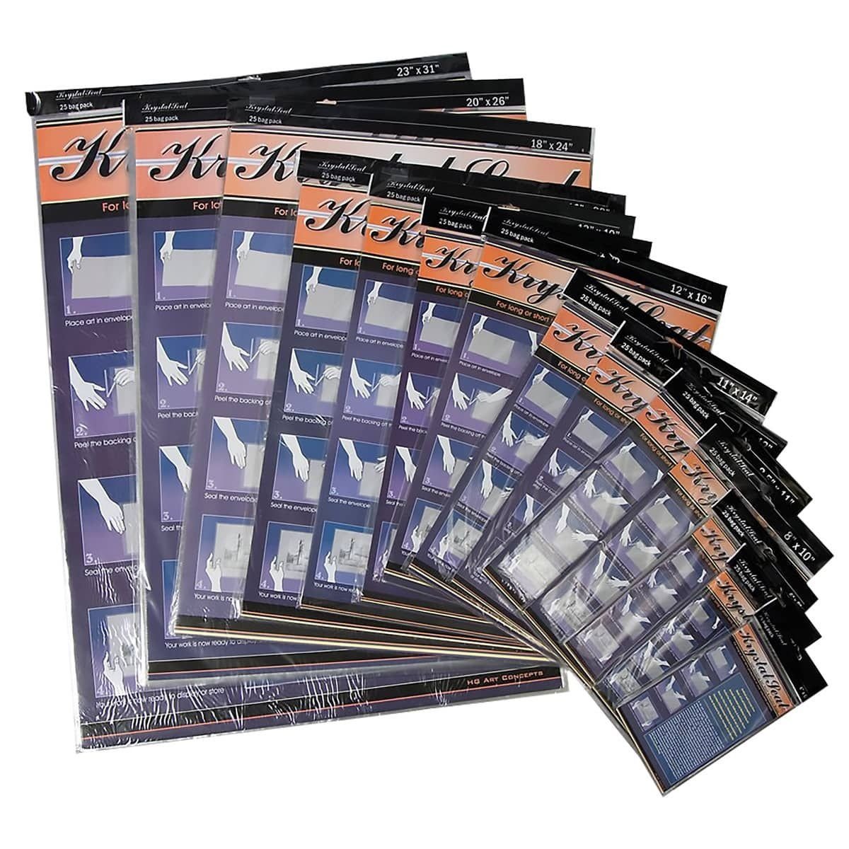 KRYSTAL SEAL BAGS 5X7 INCHES 25 PACK