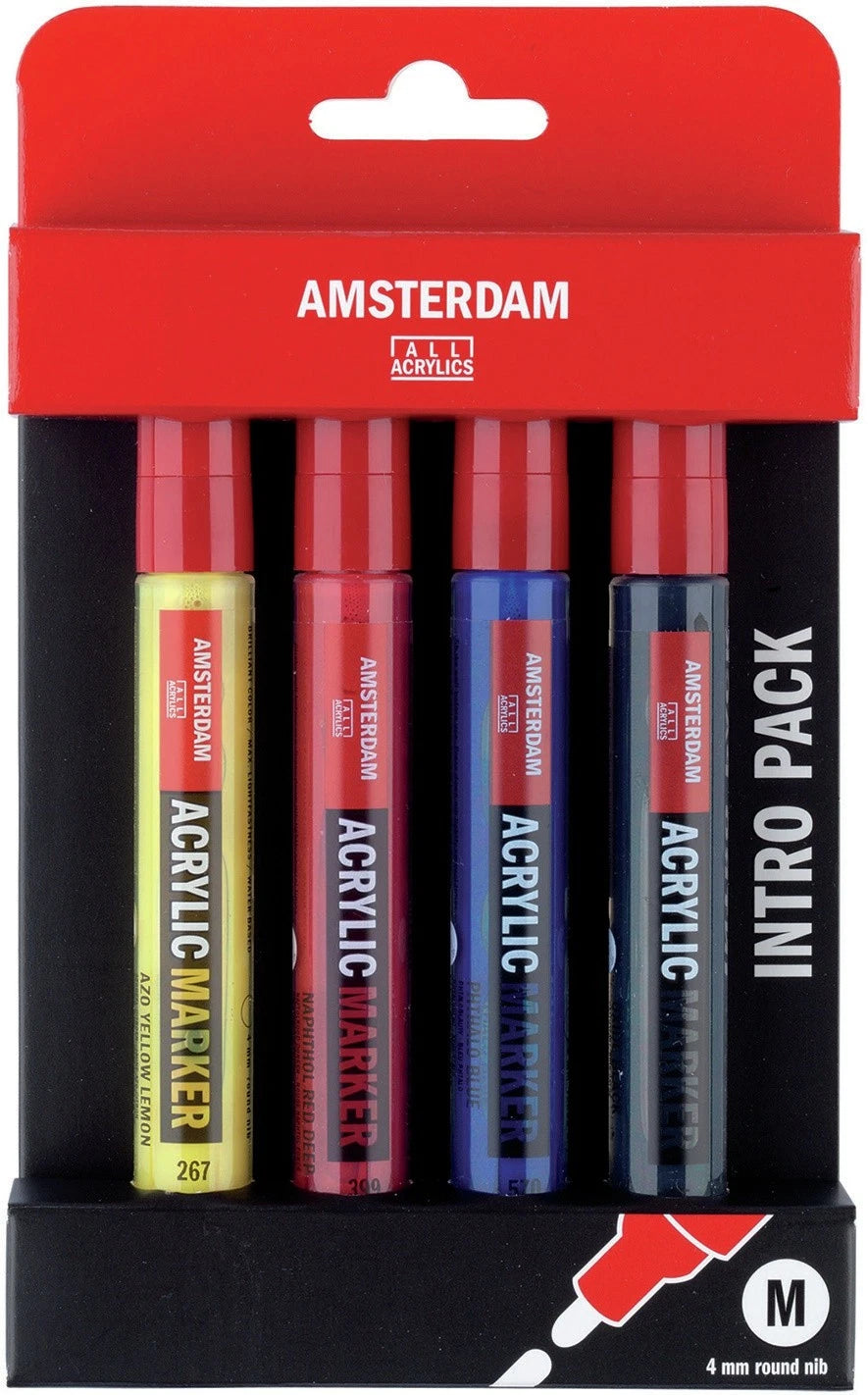 Amsterdam Intro Pack Acrylic Markers 4pk