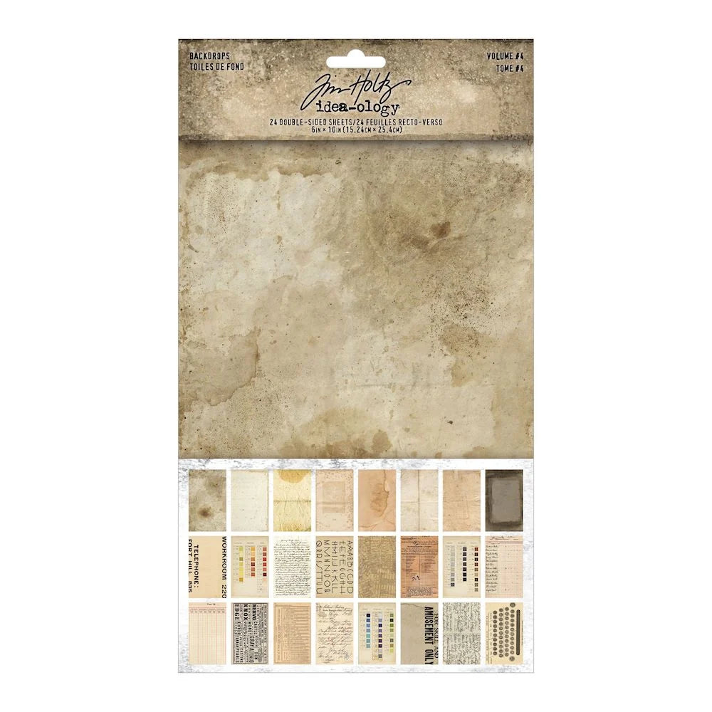 Tim Holtz Backdrops Volume #4