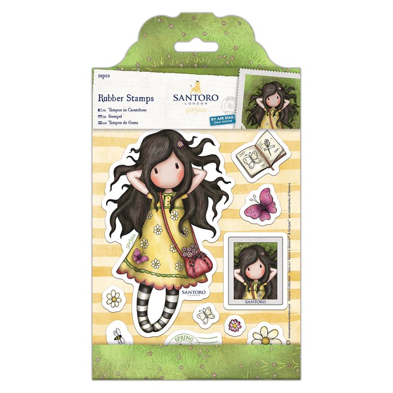 Santoro Rubber Stamps Spring At Last