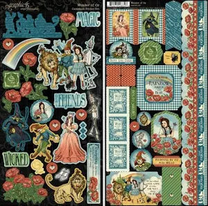 Graphic45 Wonder of Oz Cardstock Stickers