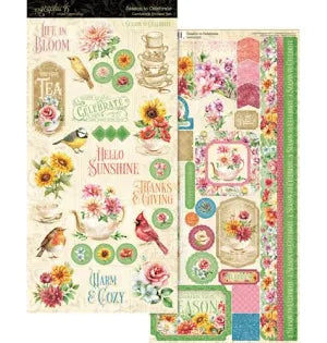 Graphic45 Season To Celebrate Cardstock Stickers