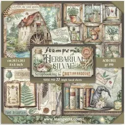 Stamperia Herbarium Silvae 8 x 8