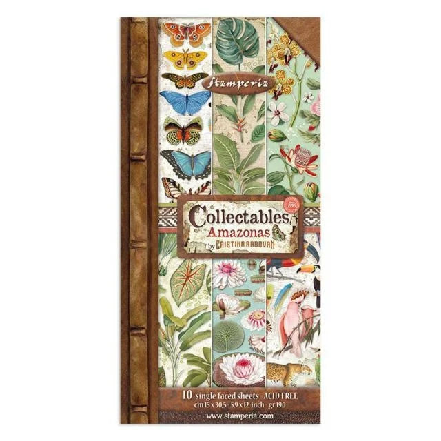 Stamperia Collectables Amazonia 6 x 12 Paper Pack
