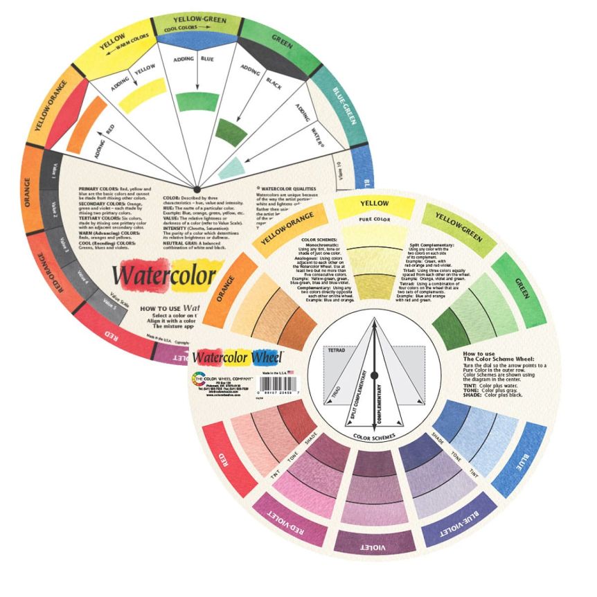 Watercolor Wheel