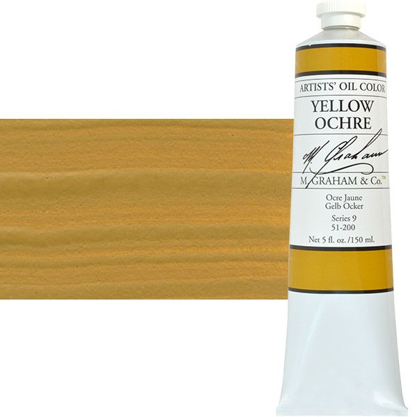 M Graham Yellow Ochre Oil Paint 150ml