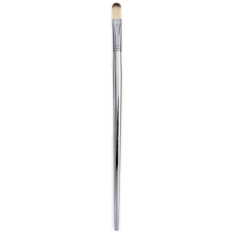 ZEN ACRYLIC SYNTHETIC BRISTLE LONG HANDLE BRUSH FILBERT 2