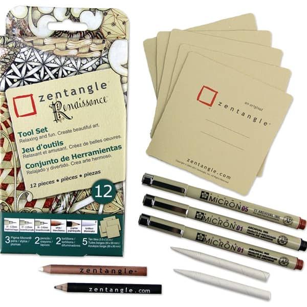 Zentangle Renaissance 12 Pc Tool Set