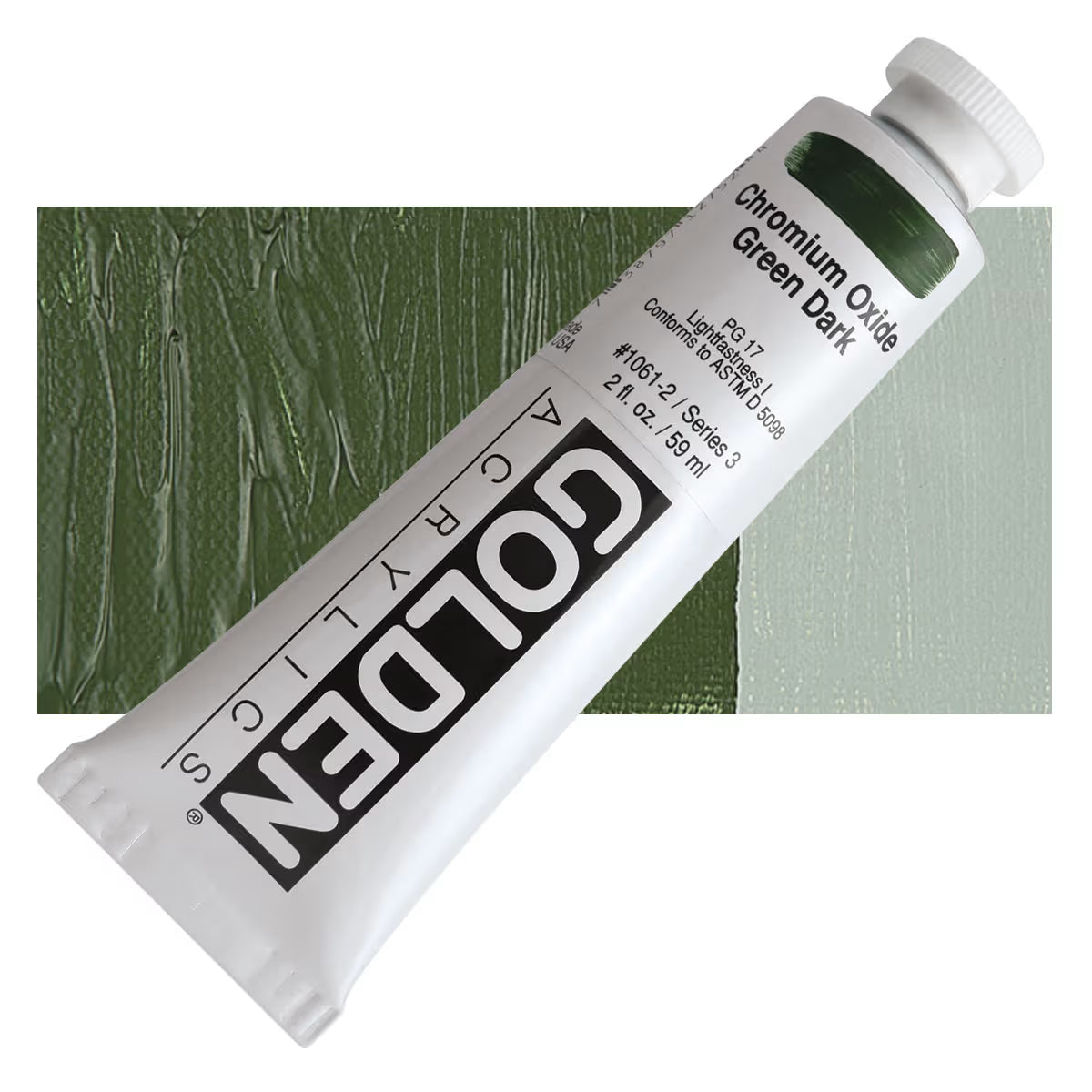 Golden Acrylic Chromium Oxide Green Dark 2oz