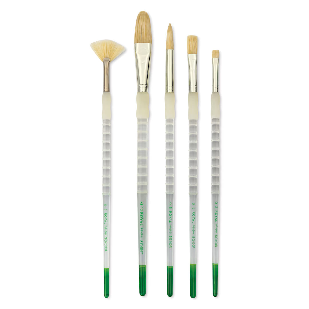 Royal & Langnickel Soft-Grip All Media Brushes