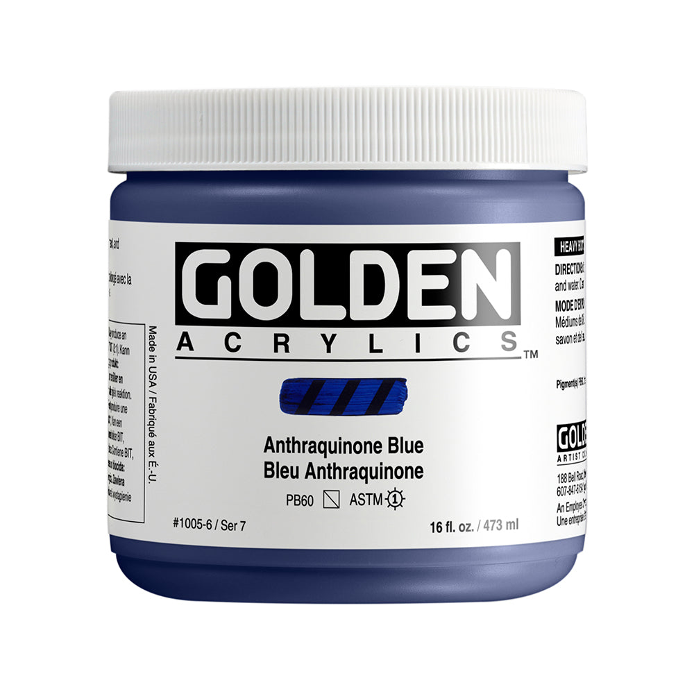 HEAVY BODY ACRYLIC ANTHRAQUINONE BLUE