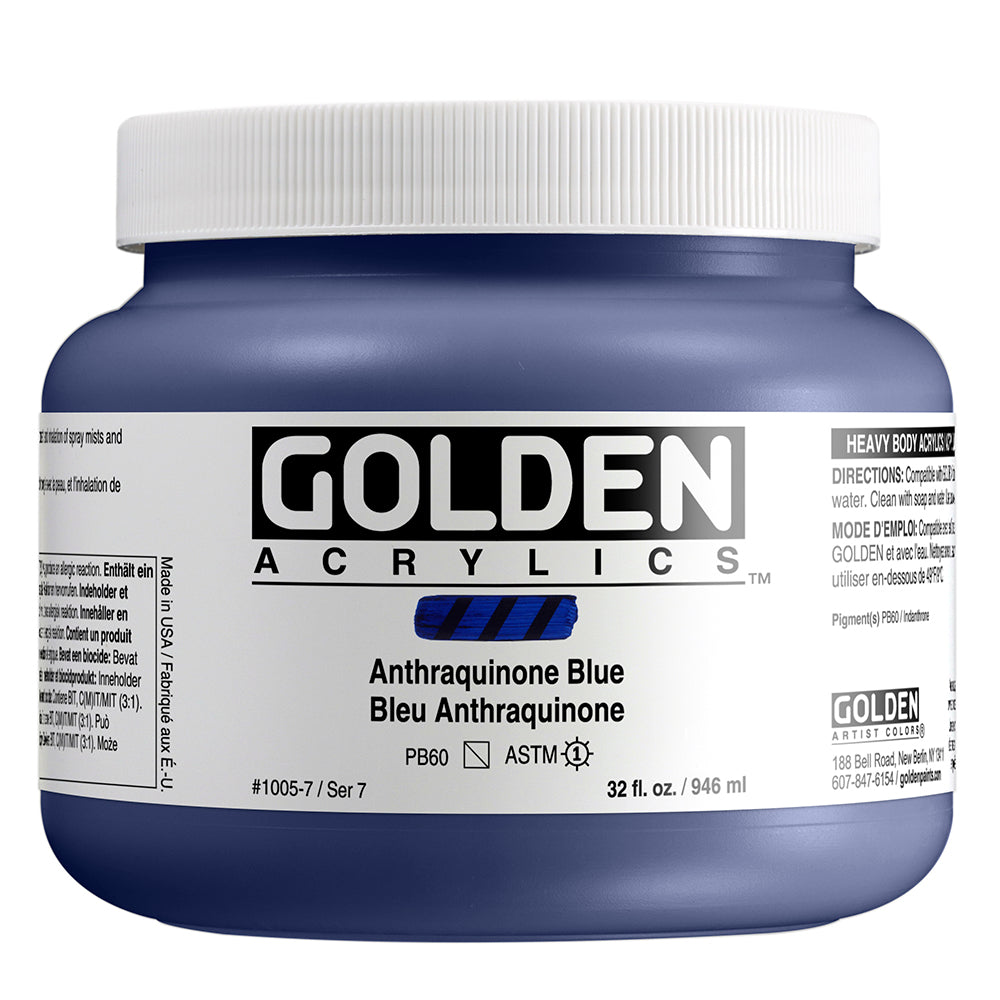 HEAVY BODY ACRYLIC ANTHRAQUINONE BLUE