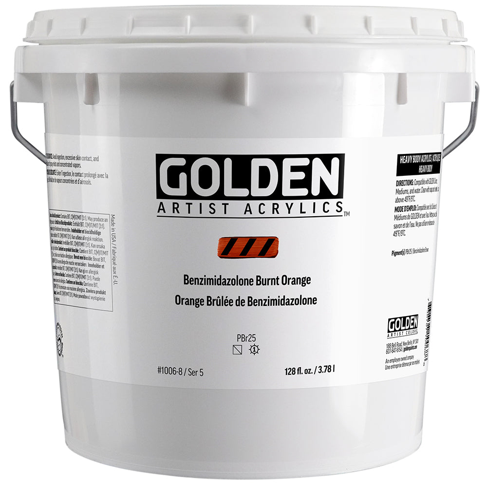 HEAVY BODY ACRYLIC BENZIMIDAZOLONE BURNT ORANGE