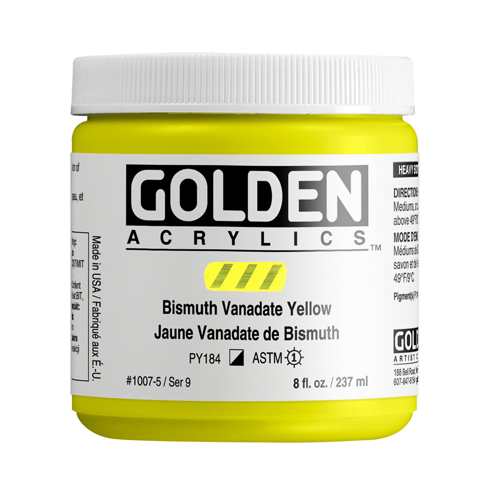 HEAVY BODY ACRYLIC BISMUTH VANADATE YELLOW