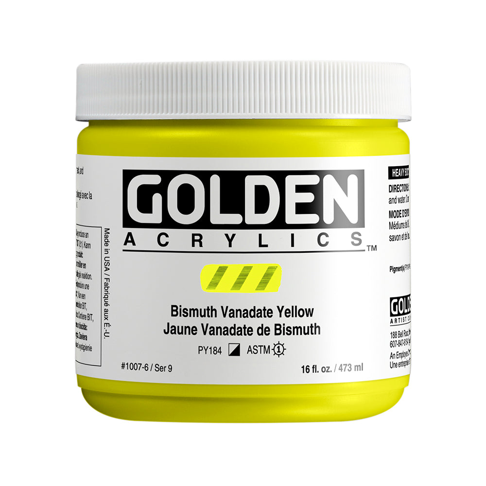 HEAVY BODY ACRYLIC BISMUTH VANADATE YELLOW
