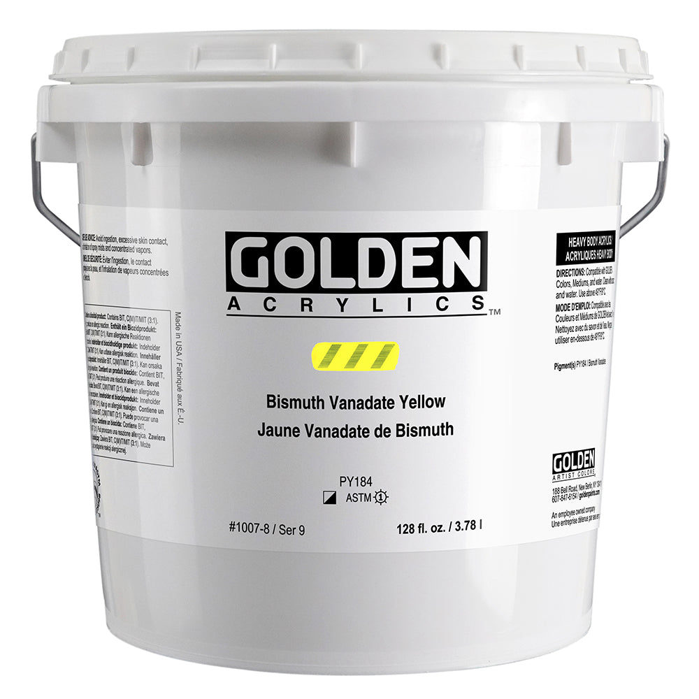 HEAVY BODY ACRYLIC BISMUTH VANADATE YELLOW