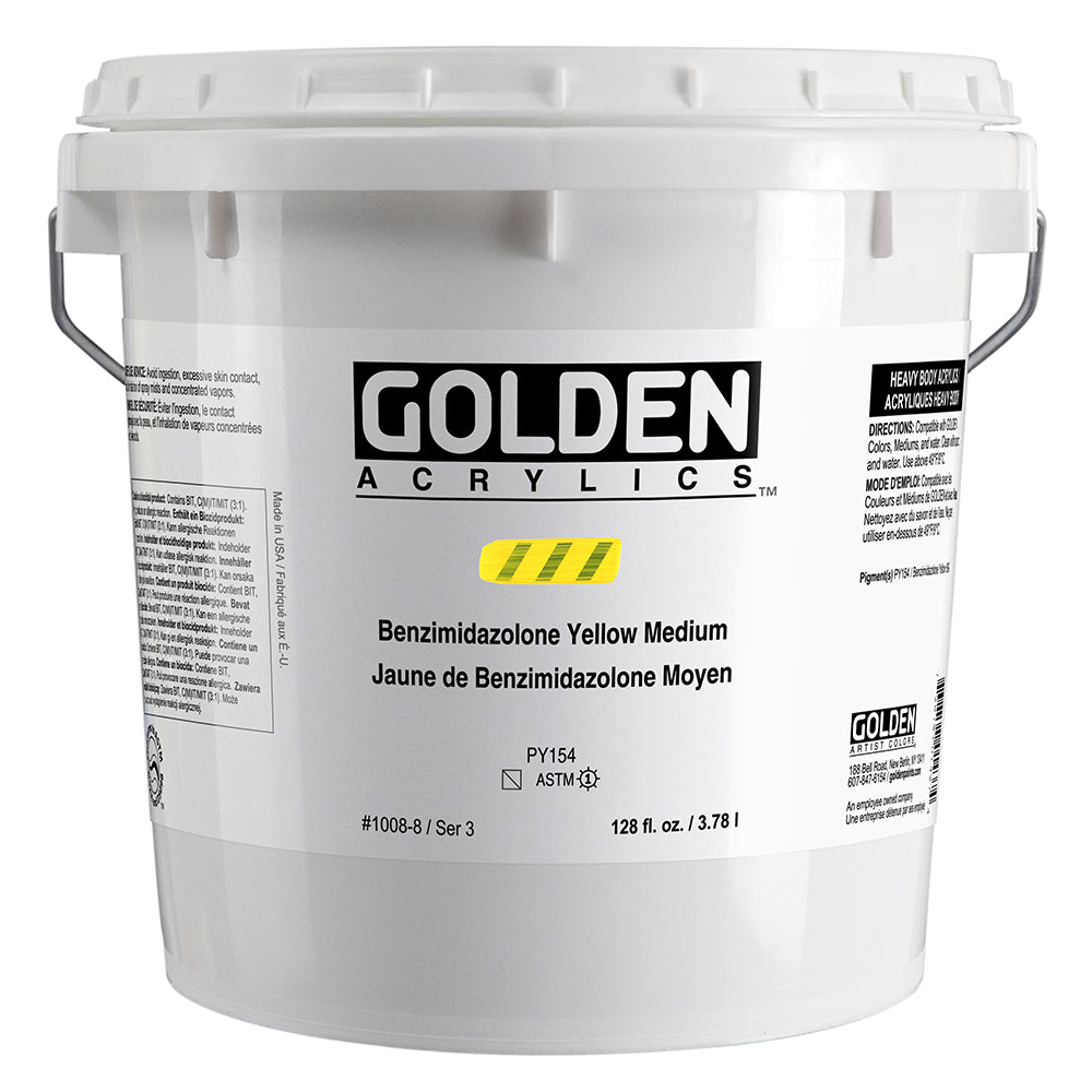 HEAVY BODY ACRYLIC BENZIMIDAZOLONE YELLOW MEDIUM